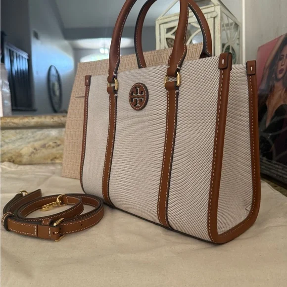 New Tory Burch small canvas tote - Picture 3 of 10